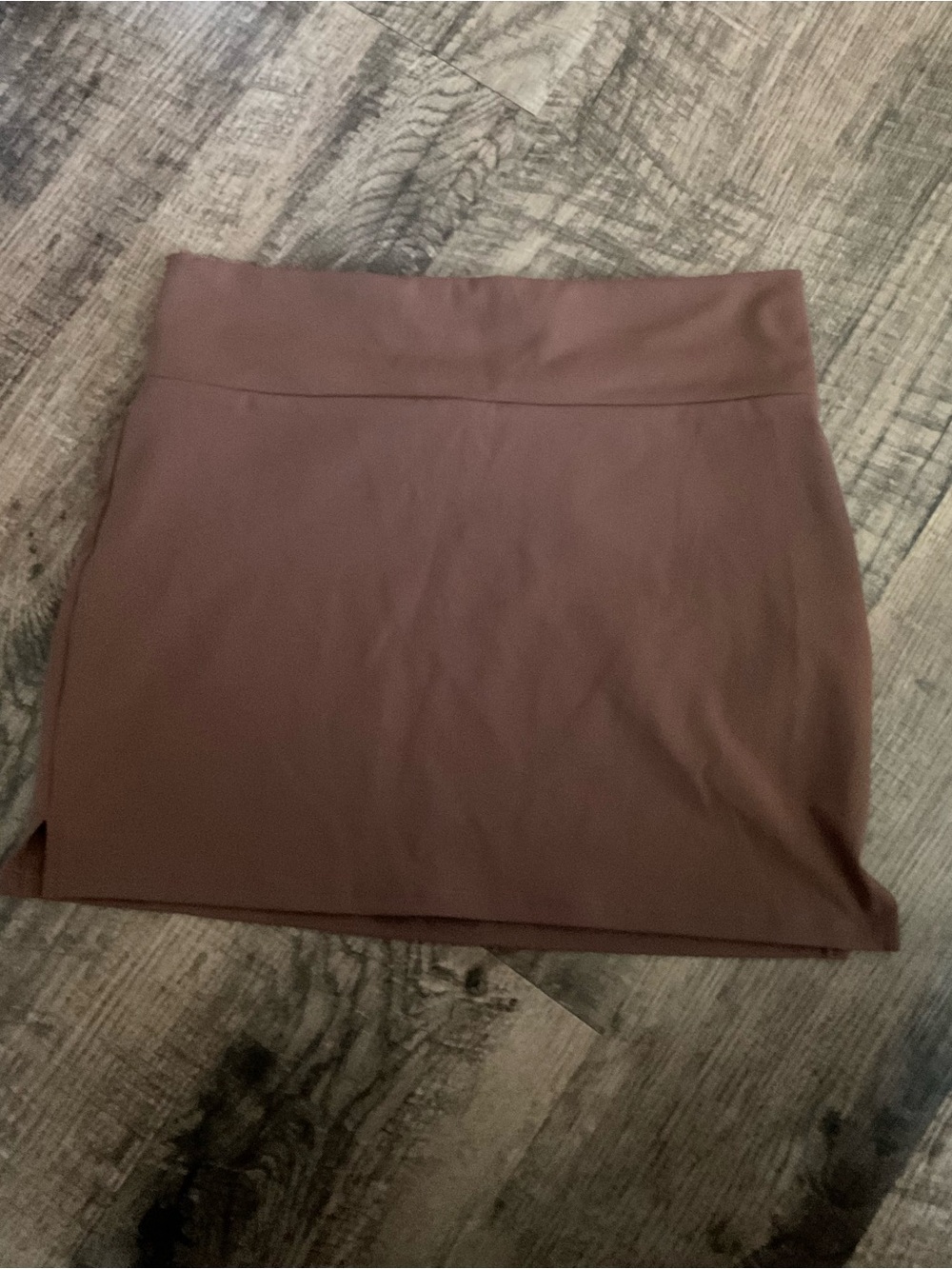 Forever 21 Taupe Brown Mini Skirt